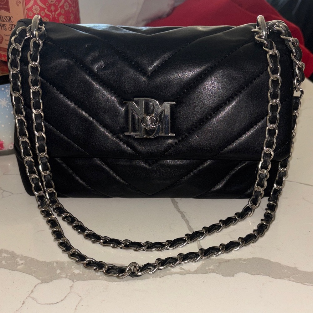 Badgley Mischka Quilted Chain Shoulder Bag